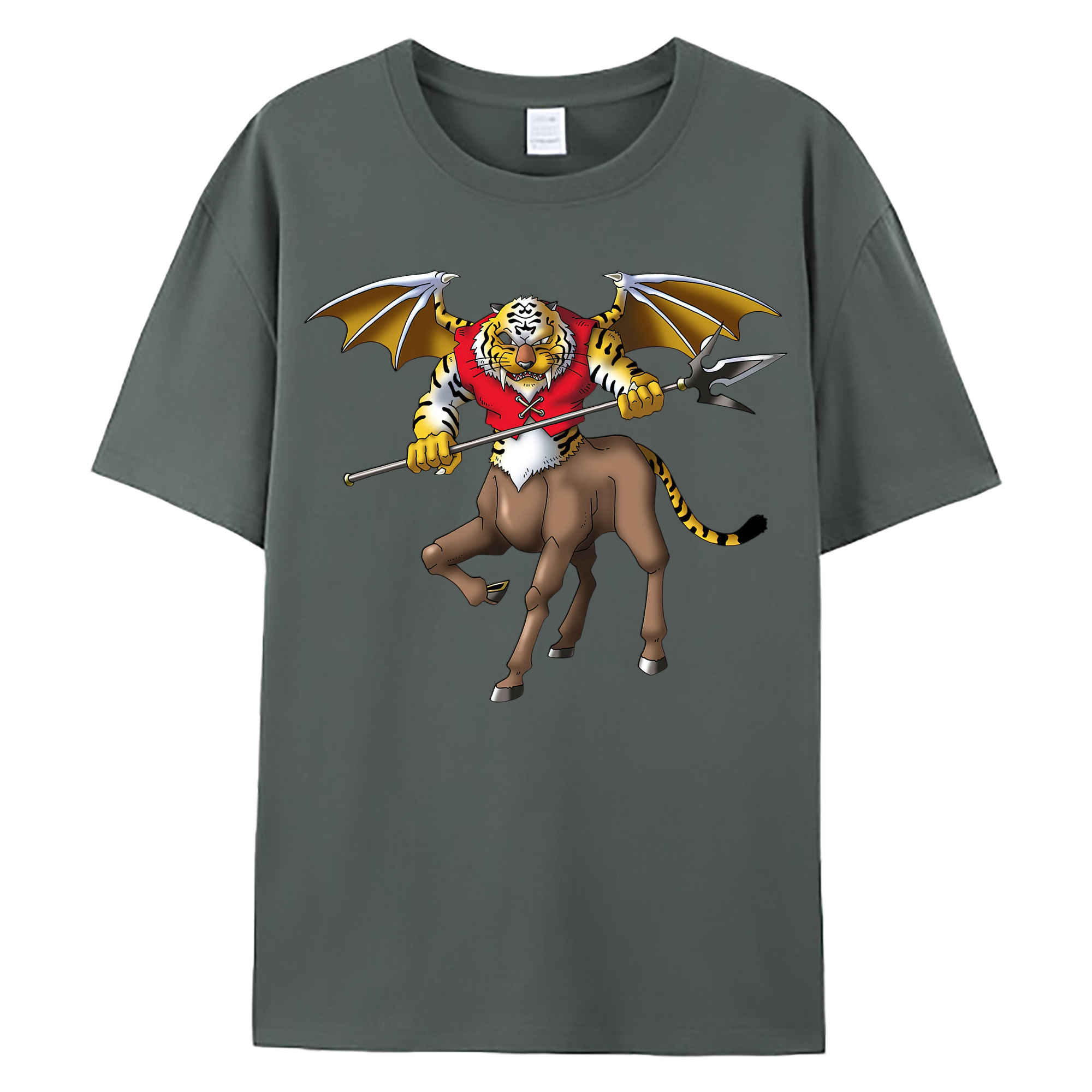 （画像用） ドラゴンクエスト Doragon Kuesuto Dragon Quest 綿100％ メンズ半袖Tシャツ｜肌触りやわらか＆通気性